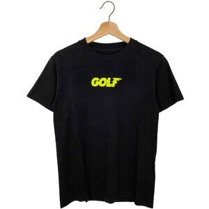 Golf Wang Black T-Shirt with Yellow GOLF Logo